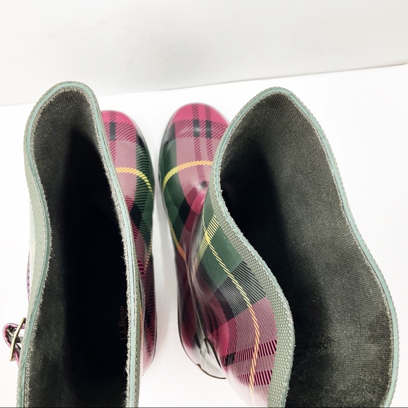 ☔️{L.L.Bean} Tartan Short Wellie Boots - Picture 12 of 16